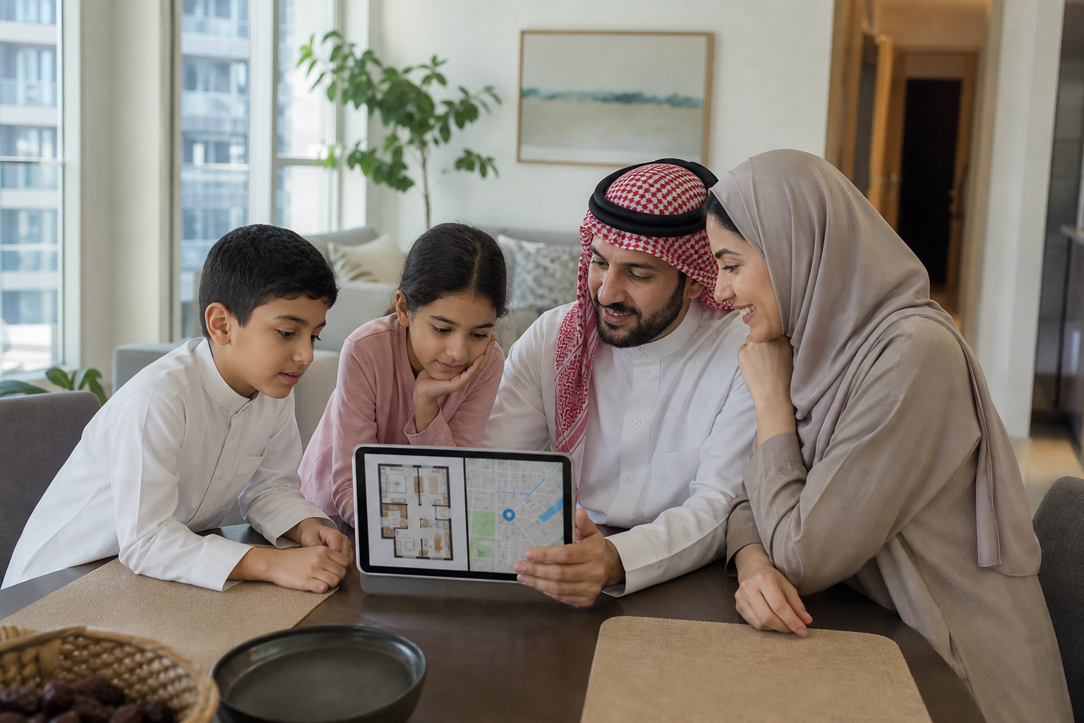معاينة شقة عائلية