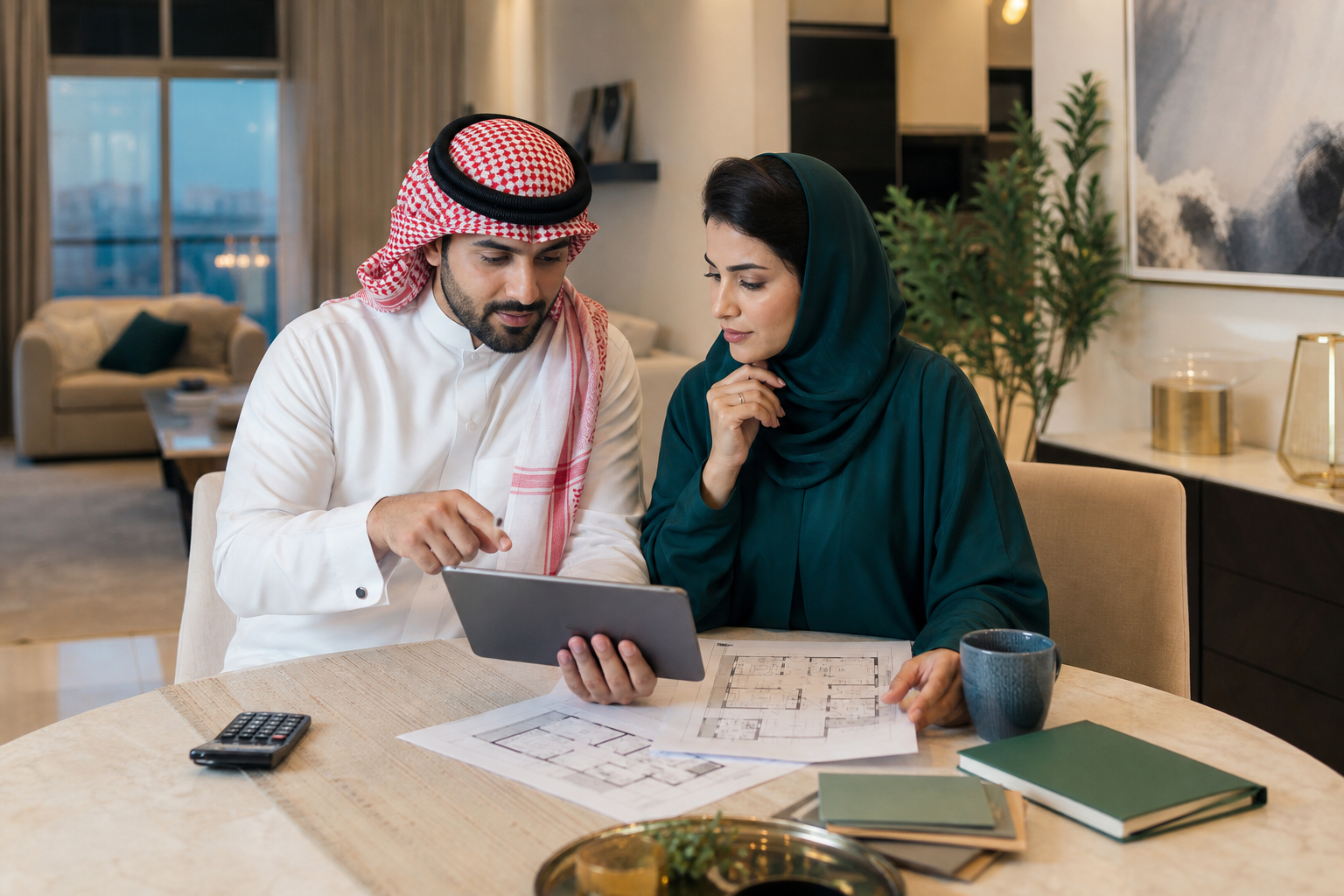 معاينة شقة عائلية